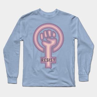 Feminist Symbol - Resist Long Sleeve T-Shirt